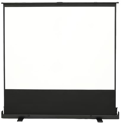 Écran de projection pull-up - Projecteur portable - Écran de projection de sol - Pull-up - Angle de vue 4:3 - Projection portable : 120° - 1,64 × 1,23 m