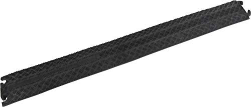 Cartrend 10435 - Pont de câble en Caoutchouc - pour Protection de câble - 100 cm, Extensible à volonté grâce au système d’emboîtement, Noir