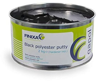 FINIXA - Mastic Polyester Noir GAPOL 2 kg Noir - Gap 00