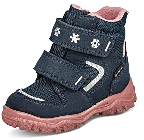 Superfit Mädchen HUSKY1 Boot, Schneestiefel, BLAU/ROSA 8010, 23