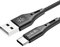 Cable USB tipo C de carga rápida, 3 A, cable USB C de 2 m, cable USB tipo C, cable tipo C a tipo C, para Samsung S8, S9, S10, A30, A40, A50, A70, A20, Huawei P9 P20 P10 P30 Xiaomi Mi 8,9 Sony GoPro