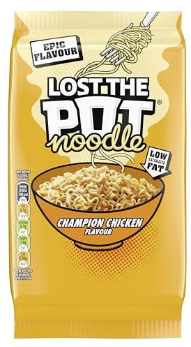 Pot Noodle Champion Chicken Lost the Pot Noodle Low in Saturated Fat Instant Noodles 85 g
