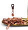 Sawoake 50PCS #5 Rose Gold Metallgriff für Nylon Coil Griff Charme für Geldbeutel Handtasche Handwerk Nähen Gepäck Tasche Bulk