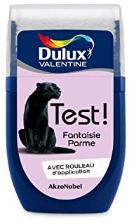 Dulux Valentine Peinture Testeur Crème de Couleur - Murs et Boiseries - Mat - Couleur Fantaisie Parme 30 ml
