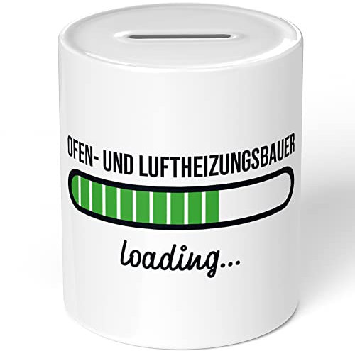 JUNIWORDS Spardose Sparbüchse, Ofen- und Luftheizungsbauer Loading (6209839)