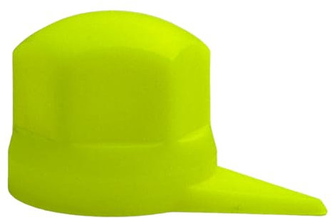 MelTruck® Lot de 10 cache-écrous de roue jaune fluo avec indicateur de position Ø 32 mm pour vis basses pour camions