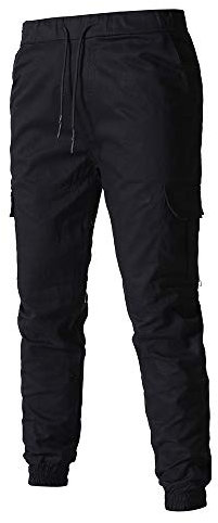 Pantaloni cargo da uomo, elasticizzati, slim fit, casual, kaki, con risvolto, pantaloni da combattimento, mimetici, pantaloni da lavoro, attività all'aperto, pantaloni cargo da allenamento, taglia