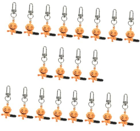 SAFIGLE 20piezas De Divertido Para Halloween Adorno De Diseño Temático De Fiesta y Decoración Para Bolsos y Llaves