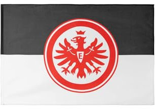 Eintracht Frankfurt Fahne Logo 135 x 100 cm, Querformat