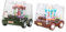 QUMIIRITY 2 Pièces Petite Voiture Toys Toys playmobiles Toys for Le Toy Van Micro-Jouets Jouet pour garçons Voiture en Plastique de Dessin animé Jouet de Bus pour Tout-Petits