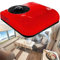 moupeaktain Climatiseur Toit 12V/24V CC pour Camping-Car, Refroidissement, climatisation Camping Car, Climatisation Stationnement avec Télécommande,pour Camping-Cars/Camions/Bus Etc,Red-24V