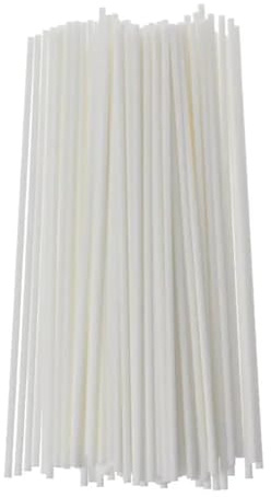 BAYNOPURIN Duftstäbchen 50 stücke Extra Dicke Lufterfrischer Reed DIY Rattan Diffusor Sticks Faser Hause Dekoration Duft(White19cm Dia 3.0mm)