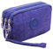 Fueerton Multifonctions 3 Couches Fermeture à glissière clé Carte téléphone Pochette Monnaie Argent Sac Porte-Monnaie, Bleu, 16 x 5 x 10 cm, 经典的