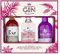 The Flavoured Gin Selection, by Blue Tree Gifts, Includes 3x5cl Flavoured Gins, Whitley Neil Rhubarb and Ginger, Gordon's Premium Pink Gin, Edinburgh Gin Rasberry Liqueur, Gift for Gin Lovers