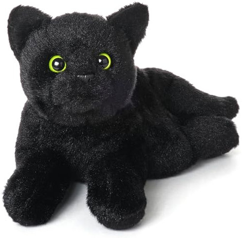 Bearington Collection Lil' Jinx Jouet en peluche en forme de chat noir 20,3 cm réaliste pour enfants