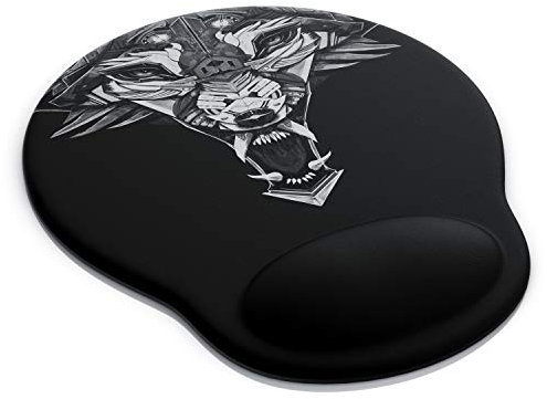 Gel Mauspad ergonomische Handgelenkauflage - Office Komfort Mousepad - Handgelenkpolster Handauflage - Gelkissen Gelpolster - Maus und Tastatur - abwaschbar - für Computer Laptop Notebook