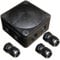 Black Wiska 308/5 Combi Junction Box with 3 x GLP20+ IP68 Cable Glands Outside Wiring