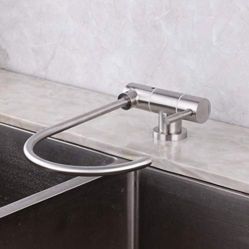 Grifo puro, grifo cocina osmosis abatible, acero inoxidable 304, cuello de cisne, grifo de cocina,1/2 o 1/4-A2-doblar agua pura