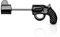 beyoutifulthings Brustwarzen-Piercing Revolver Pistole Brust-Piercing Nippel-Piercing Chirurgenstahl Schwarz Stab 1,6/12mm