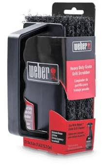 Weber 8026 Scubber Grill Grate Scrubber, Black