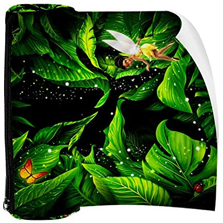 Federmappe Fee und Marienkäfer Tasche Stift Reißverschluss Tasche für Schreibwaren Reisen Schule Studenten Zubehör