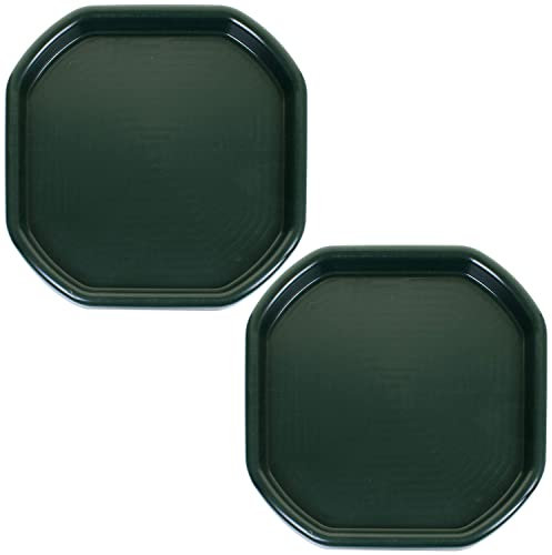 2X Premium Quality Plastic Small Mixing Tray (Dark Green) for Cement Mortar and Sand Plastering / 70 cm x70 cm/for Home, Garden, Construction.