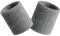Schweißbänder Sport Wristbands 2 Pack, Sport Schweißband Armband Weiche verdickte Baumwolle, für Fußball Basketball Tennis Gymnastik (Grau)