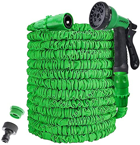 Garden Hose,25ft Garden Hose Pipe,Garden Hosepipes,Magic Lightweight Watering Hose Pipe with 8-Pattern Water Spray