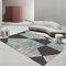 RUGMRZ Antirutschmatte Teppich Badteppich Graublauer Niedrigflor-Teppich Mit Geometrischem Muster, Moderne Wohnzimmerdekoration Spiel Teppich 180 x 270 cm