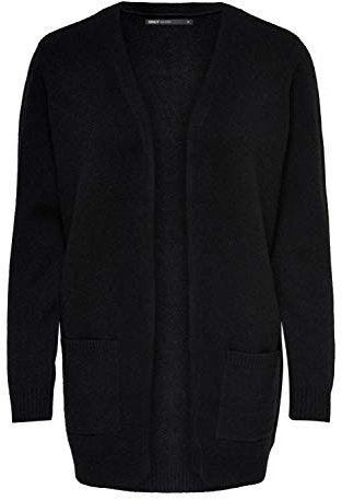ONLY Female Strickjacke Cardigan, Farbe:Schwarz, Größe:M
