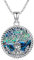 Odinstone Collier Arbre de Vie Argent Sterling 925 Pendentif Mère Enfant Famille Bijoux pour Femme Cadeaux pour Maman Filles Bijoux Mères
