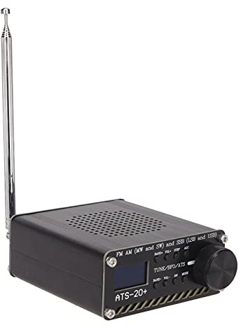 ATS 20+ Full Band Radio Receiver FM AM MW SW and SSB LSB USB, Portable Handheld Radio with Speaker, Antenna, for Outdoor Camping Home