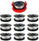 Rasentrimmerspule Ersatzspule für EIN-hell GE-CT 18/28 Li und GE-CT 18/28 Li TC, Nylon-Rasentrimmer-Ersatzfadenspule, 0,2 cm-4,6 m Rasentrimmerschnur mit Kappe (10 Spool + 2 Cap)