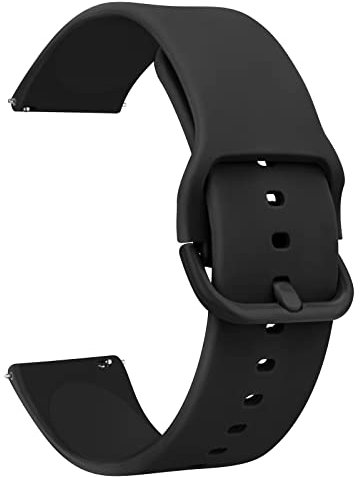 Amzpas 20mm 22mm Armband, Silikonarmband, Schnellverschluss Uhrenarmband, Weiches Silikon Sport Ersatzarmband für Damen Herren