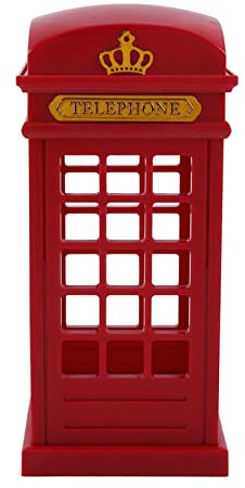 Topiky Retro London Telefonzelle LED Nachtlampe Touch Dimmable Tisch Schreibtisch Licht für Schlafzimmer Studenten Schlafsaal Dekoration
