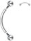 hengkaixuan 16G Augenbrauenschmuck Titan Augenbrauenring Nabelring Ball Curved Barbell Brustwarzenring Augenbrauenpiercing Bauchbügel Rook Daith Ohrringe Lippenring Augenbrauenpiercings Schmuck 8mm