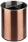 APS 11747 Range-couverts, pivotant, Ø 13 cm, hauteur 16,5 cm, dessous protégeant le meuble, monobloc amovible (3 compartiments), acier inoxydable, aspect cuivre