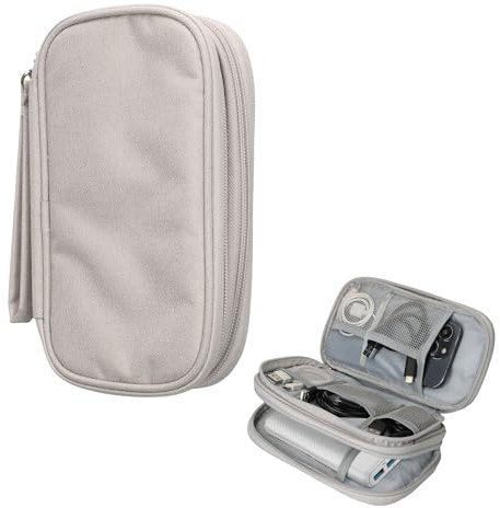 kwmobile Power Bank Case Compatible with Anker PowerCore 20000/20100 / 10000/13000 mAh Case 17.5 x 8 cm Inner Size - Grey
