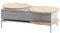 Schildmeyer Looks by Wolfgang Joop Couchtisch, Eiche Landhaus/Feel Grey, Holzwerkstoff, 128.2 x 76 x 41.1 cm, 701740