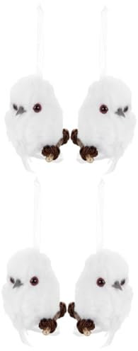 ABOOFAN 2sets Eule Dekorationen Eule Jungen Und Mädchen Dekorationen Eule Stofftier Ornament 2 Stücke * 2