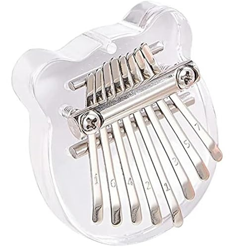 Mini Kalimba 8 Tasten Tragbares Daumenklavier Exquisites Fingerklavier Musikinstrument Marimba