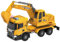Cheerful Toys Großes Bagger Spielzeug - Scania Fahrzeug Baustellenfahrzeuge Sandkasten LKW Auto Kinderspielzeug mit Sound und Licht für ab 3 4 5 6 7 8 Jahre Junge Kinder