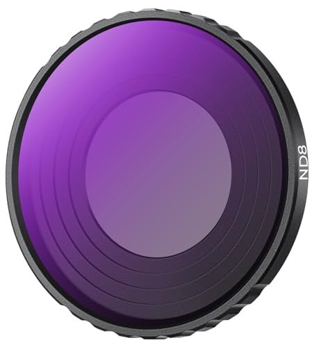 K&F Concept ND8 Filter kompatibel mit DJI Osmo Action 5 PRO/Action 4, Polarisierende Neutral Density HD Glass