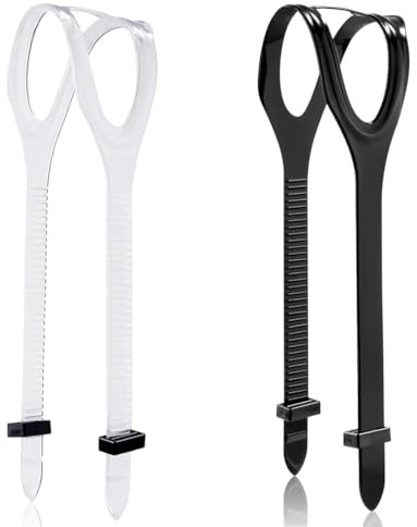 NHPY 2 Pièces Sangles de Rechange universelles en Silicone pour Masque Tuba, Masque de plongée, Lunettes de Natation, Accessoires pour la plongée, la Natation, Le Tuba