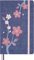 Moleskine Notizbuch Sakura, Liniertes Notizbuch, Fester Leineneinband und Gummiband zum Verschließen, mit Grußkarte und Aufkleber,Größenformat 13 x 21 cm