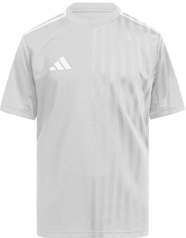 adidas Unisex Kinder Campeon25 Jersey Kids Shirt, Team Light Grey/White, 5-6 Years