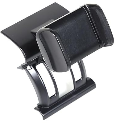 PIUGILH Support de téléphone portable pour voiture - Convient pour Alfa Romeo Stelvio 2017-2022 - Support de téléphone portable pour tableau de bord - Pour smartphones de 4 à 7 - Rotation à 360°