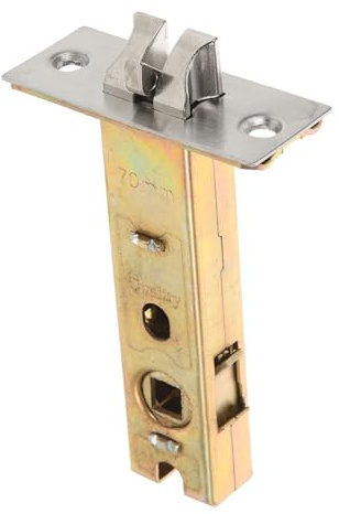 Gatuida Serrure à Loquet Tubulaire pour Porte Entrée Corps de Serrure Sphérique Loquet Solide et Sécurisé de Remplacement pour Porte de Salle de Bain