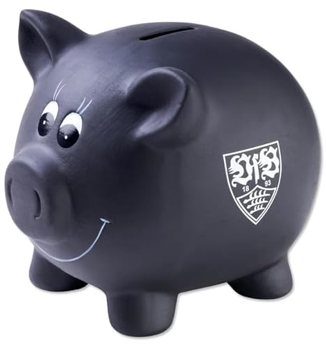 VfB Stuttgart Sparschwein – Offizielle Fan Spardose mit Logo – Geldgeschenk Box für Kinder & Erwachsene – Fußball Fanartikel Geschenkidee