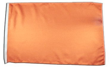 Flaggenfritze Flagge/Fahne Einfarbig Orange + gratis Sticker